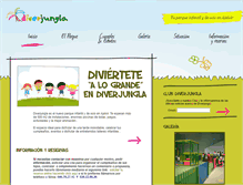 Tablet Screenshot of diverjungla.com